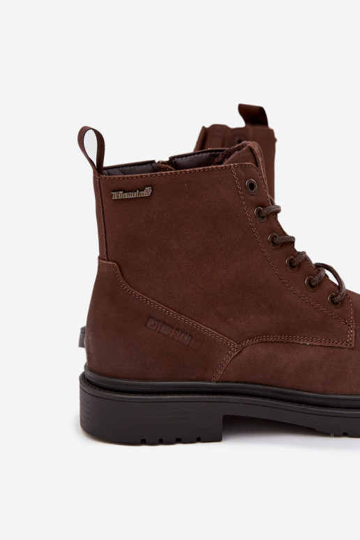 Haut sich Zuarm laufen Stiefel Männlich Zum Schloss Big Star OO174149 CzekoladoZue Haut sich Zuarm laufen Stiefel Männlich Zum Schloss Big Star OO174149 CzekoladoZue