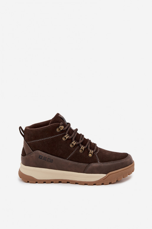 aus INildleder INanderstiefel Männlich Big Star SS174263 braune Farbe aus INildleder INanderstiefel Männlich Big Star SS174263 braune Farbe