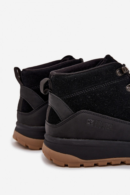 aus INildleder INanderstiefel Männlich Big Star SS174265 schZuarze Farbe aus INildleder INanderstiefel Männlich Big Star SS174265 schZuarze Farbe