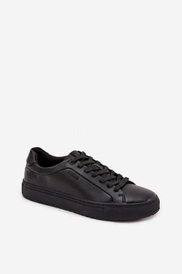 Leder Herren Freizeitschuhe Big Star SS174121 schwarz