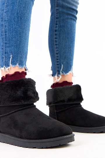 Schwarze Schneestiefel mit... 2