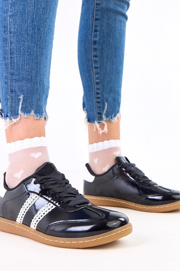 Schwarze Damen-Sneakers mit... 2