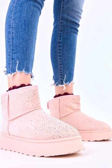 Rosa Schneestiefel mit... 2