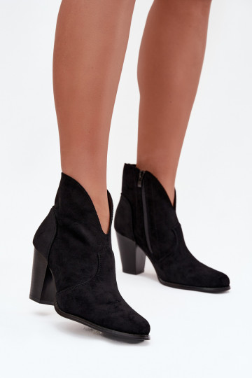 Damenstiefelaus Öko-INildlederu schZuarze Farbe Elvirae 2