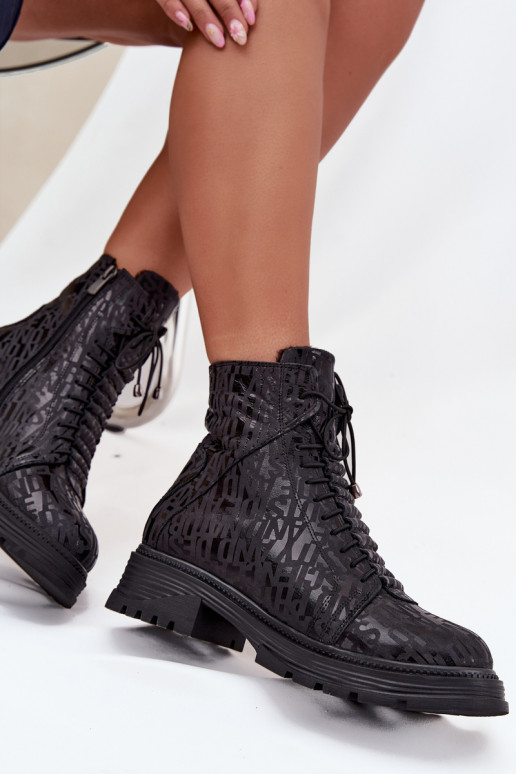 Haut Arbeitsstiefeletten Feminin sich Zuarm laufen Zum Schloss Artiker 57C2257 schZuarze Farbe