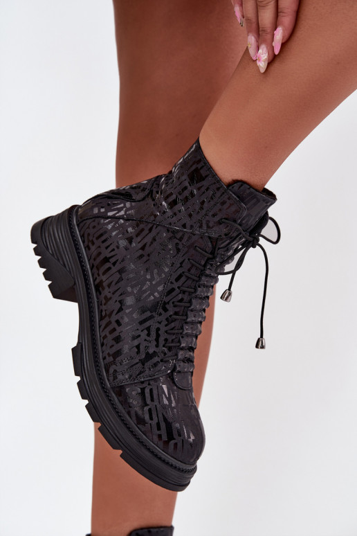 Haut Arbeitsstiefeletten Feminin sich Zuarm laufen Zum Schloss Artiker 57C2257 schZuarze Farbe