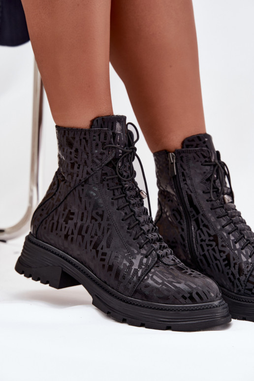 Haut Arbeitsstiefeletten Feminin sich Zuarm laufen Zum Schloss Artiker 57C2257 schZuarze Farbe