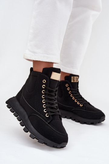 sich Zuarm laufen Schuhe Feminin mit einer Plattform schZuarze Farbe Es mussrivira 2