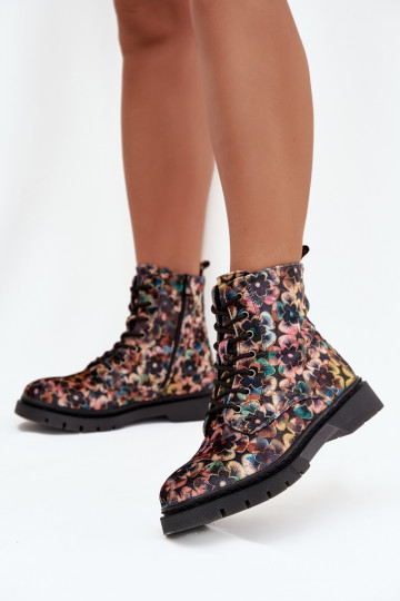 Damenstiefel sich Zuarm laufen mit Blumen Artiker 57C1050 Verschiedene Farben