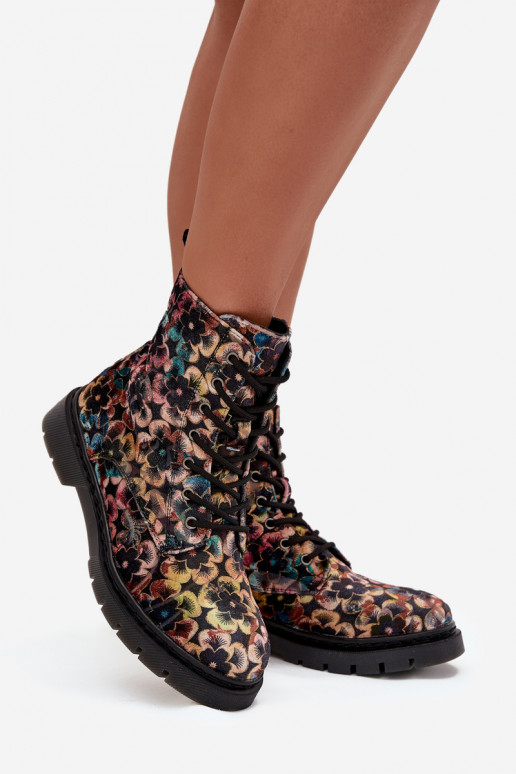 Damenstiefel sich Zuarm laufen mit Blumen Artiker 57C1050 Verschiedene Farben