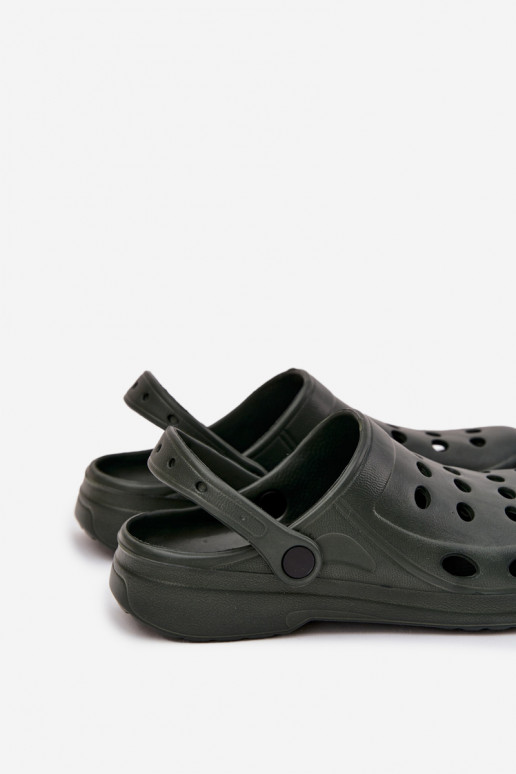 Herren-Sandalen für Garten und Pool, in Grün Herren-Sandalen für Garten und Pool, in Grün