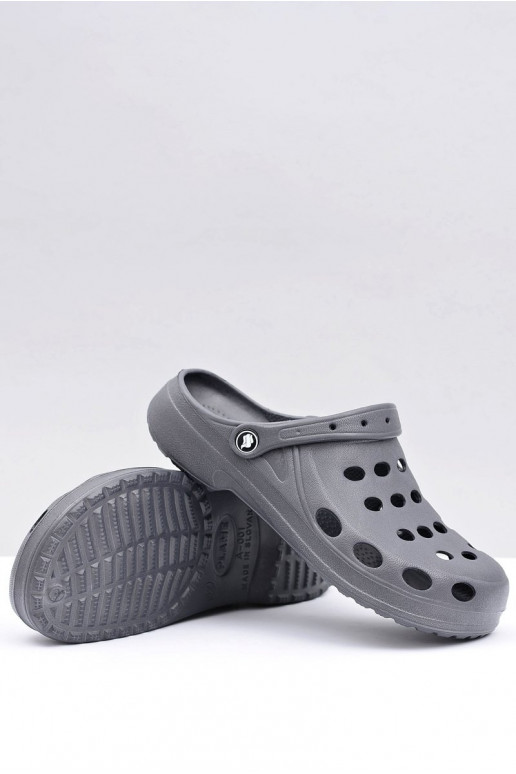 Herren-Sandalen für Garten und Pool, in Grau Herren-Sandalen für Garten und Pool, in Grau