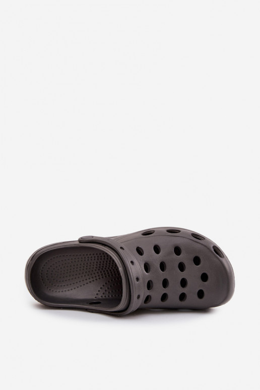 Herren-Sandalen für Garten und Pool, in Grau Herren-Sandalen für Garten und Pool, in Grau