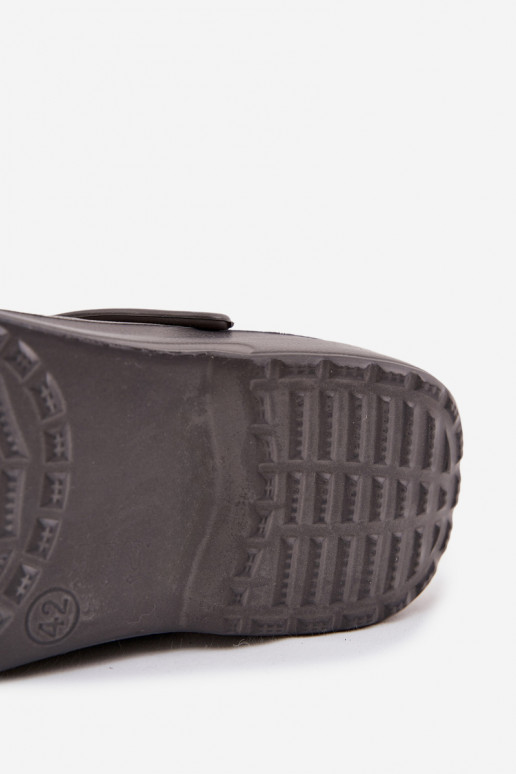 Herren-Sandalen für Garten und Pool, in Grau Herren-Sandalen für Garten und Pool, in Grau