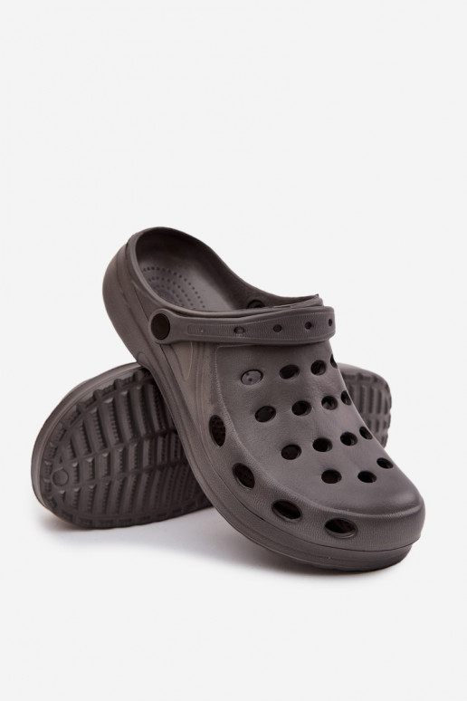 Herren-Sandalen für Garten und Pool, in Grau Herren-Sandalen für Garten und Pool, in Grau