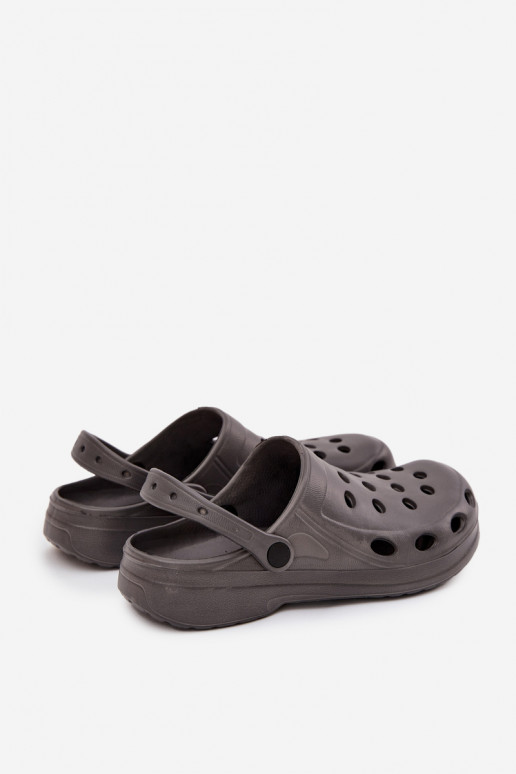 Herren-Sandalen für Garten und Pool, in Grau Herren-Sandalen für Garten und Pool, in Grau