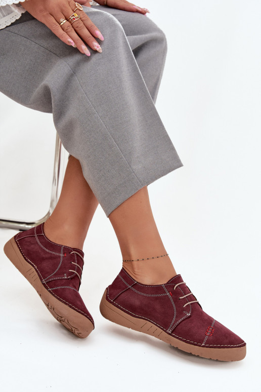 Haut Schuhe FemininPrzeszyciami Artiker 57C2111 Burgund