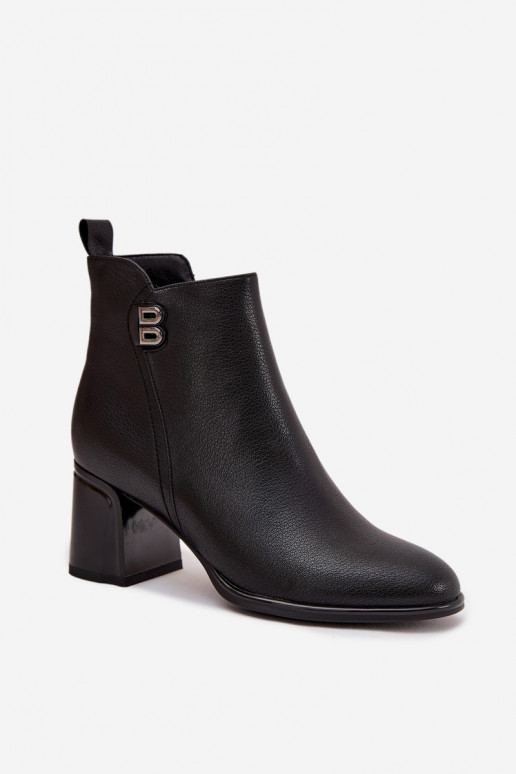 sich Zuarm laufen DamenstiefelErmöglichtturalnej Skóry mit Absätzen schZuarze Farbe Jovelle