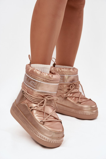 Schneestiefel Feminin mit stilvollen Details O'NEILL LISA INOMEN HIGH 90253012.99U goldene Farbe
