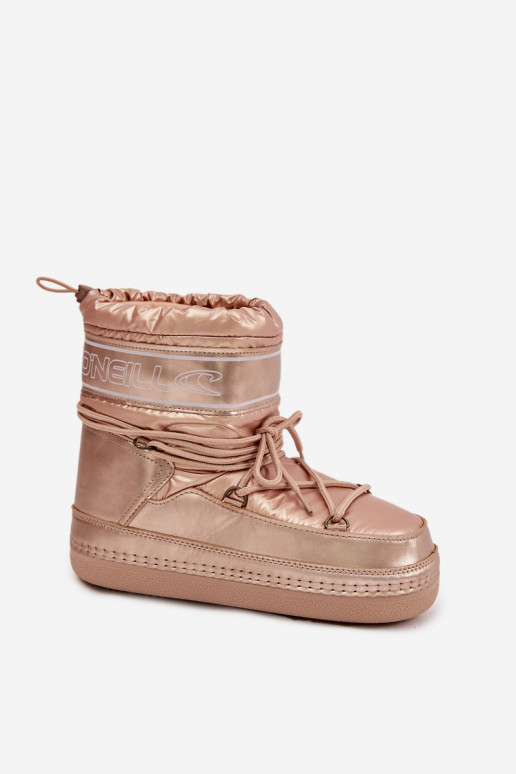 Schneestiefel Feminin mit stilvollen Details O'NEILL LISA INOMEN HIGH 90253012.99U goldene Farbe