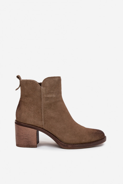 DamenstiefelErmöglichtturalnego aus INildleder mit Absätzen sich Zuarm laufen Sergio Leone BT25321-S Khaki-Farbe DamenstiefelErmöglichtturalnego aus INildleder mit Absätzen sich Zuarm laufen Sergio Leone BT25321-S Khaki-Farbe