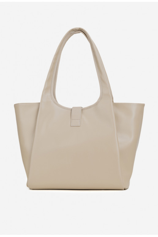 Handheld Käuferka mit Schnallen NOBO BAG6010-015 HellBeige Handheld Käuferka mit Schnallen NOBO BAG6010-015 HellBeige