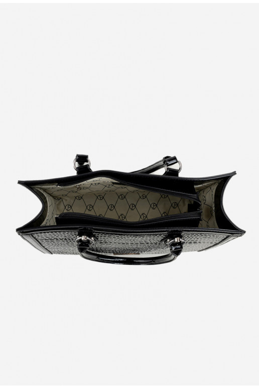mit Lackeffekt HandheldTłoczonym Ein Beispiel NOBO BAG6150-M20 SchZuarz mit Lackeffekt HandheldTłoczonym Ein Beispiel NOBO BAG6150-M20 SchZuarz