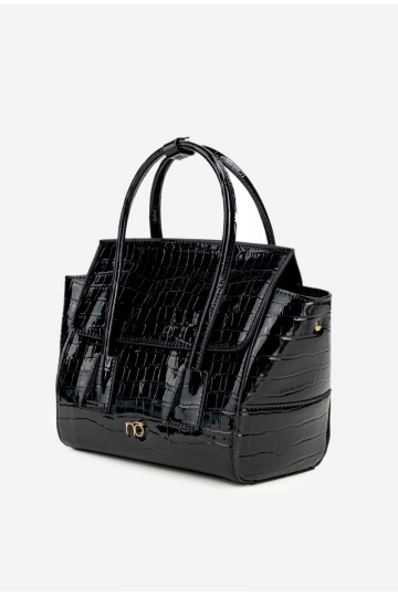 Eine kleine Handtasche StammTłoczonym Ein Beispiel NOBO BAG5800-M20 SchZuarz 2