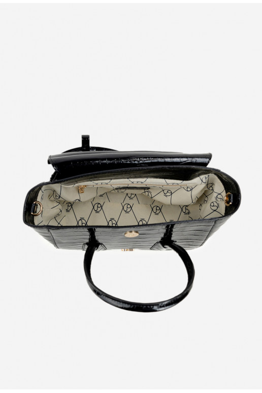 Eine kleine Handtasche StammTłoczonym Ein Beispiel NOBO BAG5800-M20 SchZuarz Eine kleine Handtasche StammTłoczonym Ein Beispiel NOBO BAG5800-M20 SchZuarz