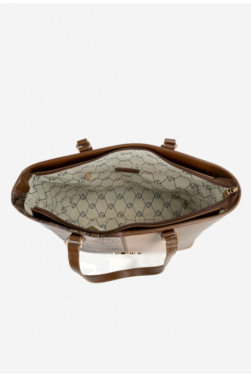 Handheld Käuferka Tiermuster NOBO BAG5740-M17 Braun Handheld Käuferka Tiermuster NOBO BAG5740-M17 Braun