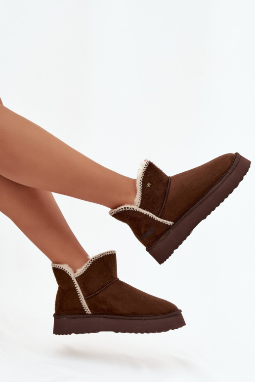 Schneestiefel Feminin mit einer Plattform INrangler 20253093.IKU CzekoladoZue