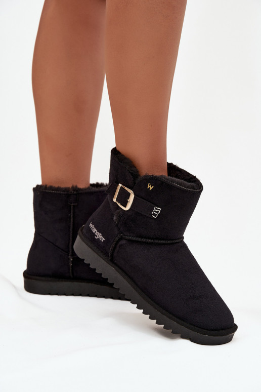 Schneestiefel Feminin mit Schnallen INrangler 20253091.25Y schZuarze Farbe