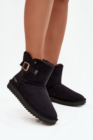 Schneestiefel Feminin mit Schnallen INrangler 20253091.25Y schZuarze Farbe 2