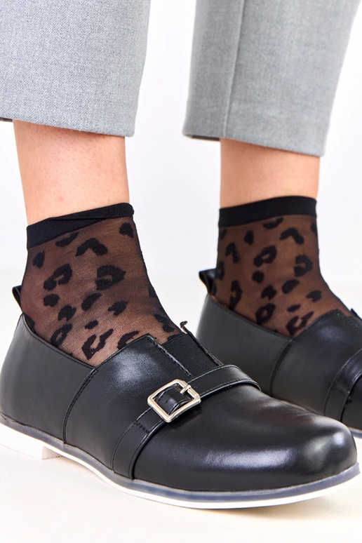 Schwarze Halbstiefel für Frauen mit...