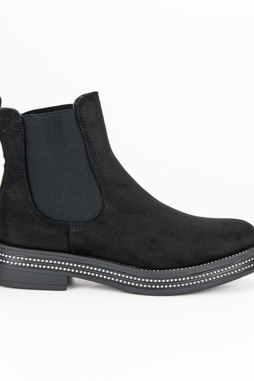 schZuarze Farbe Damenstiefel