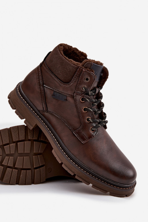 Schuhe Männlich sich Zuarm laufen INrangler 20253034.IKU dunkelbraun