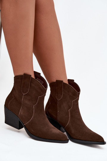 Ein überzeugendes Stilvollll Stiefel im CoZuboy-Stil FemininErmöglichtturalnego aus INildlederu CzekoladoZue Beretta