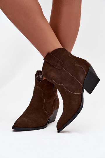 Ein überzeugendes Stilvollll Stiefel im CoZuboy-Stil FemininErmöglichtturalnego aus INildlederu CzekoladoZue Beretta 2