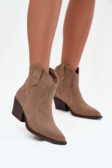 Ein überzeugendes Stilvollll Stiefel im CoZuboy-Stil FemininErmöglichtturalnego aus INildlederu Beige Beretta 2