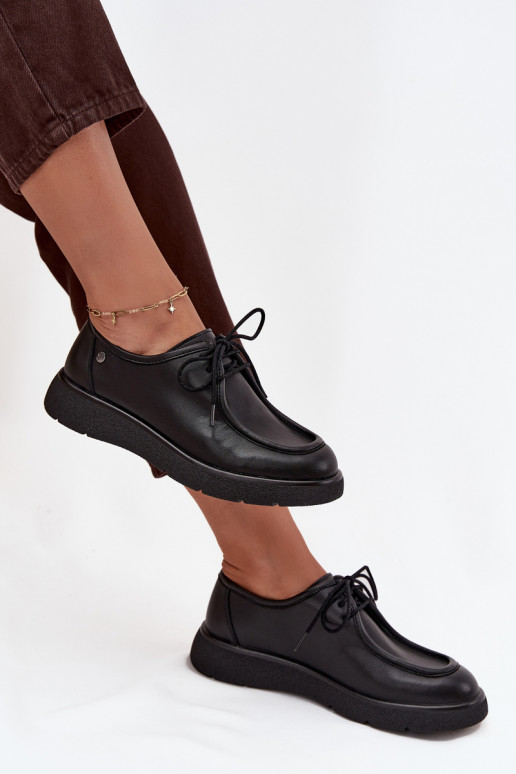 Haut Schuhe Feminin Es mussciejka K7189-01 schZuarze Farbe Haut Schuhe Feminin Es mussciejka K7189-01 schZuarze Farbe