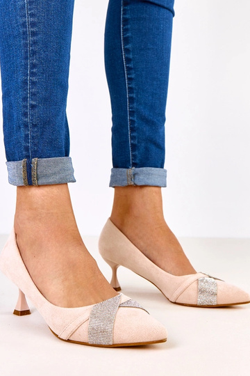 Beige High Heels mit... 2