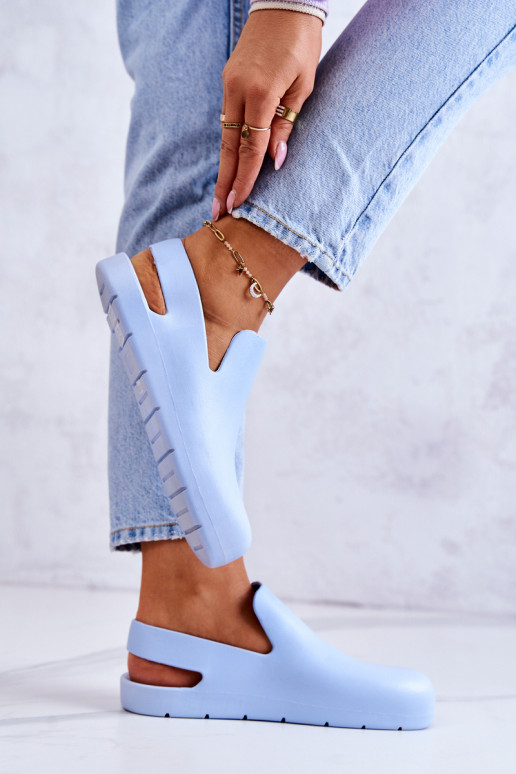 Gummipantoffeln blaue Farbe Meriko