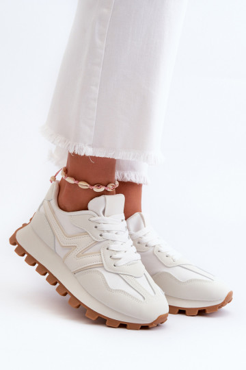 Sneakers Stilvollllschuhe Turnschuhe Feminin Zueiße Farbe Kalelia