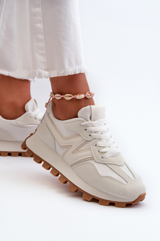 Sneakers Stilvollllschuhe Turnschuhe Feminin Zueiße Farbe Kalelia