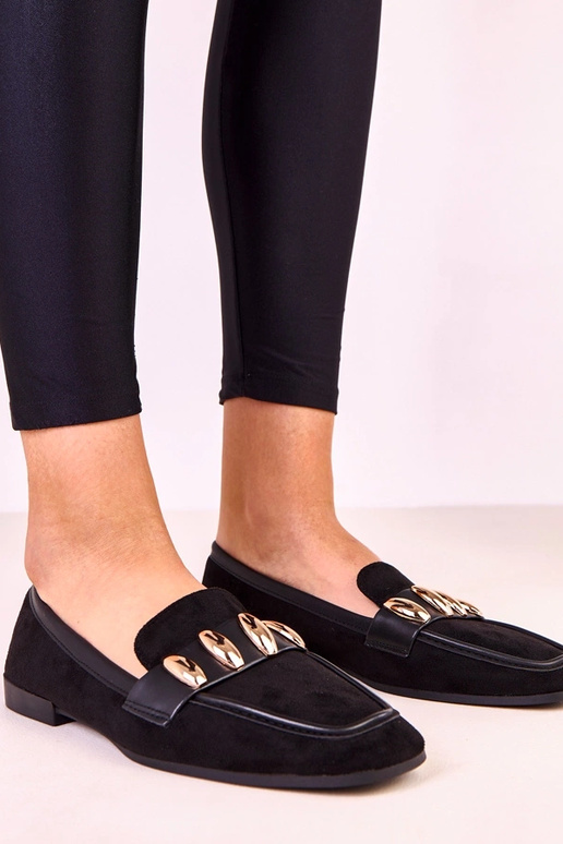 Schwarze elegante Ballerinas mit... Schwarze elegante Ballerinas mit...