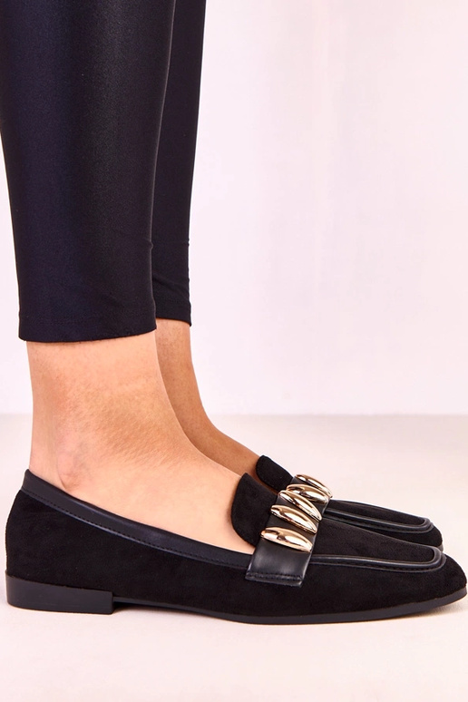 Schwarze elegante Ballerinas mit... Schwarze elegante Ballerinas mit...