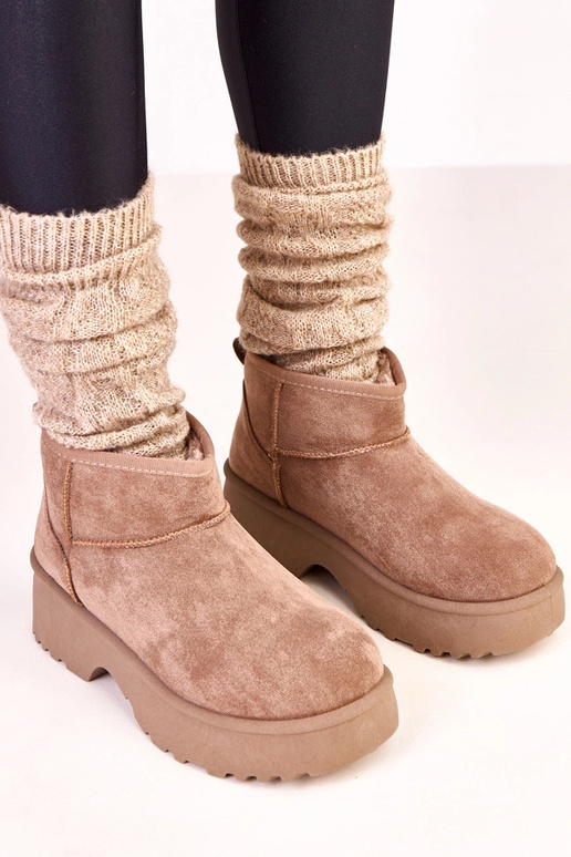 Dunkelsandfarben niedrige...