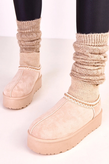 Sandfarben niedrige... 2