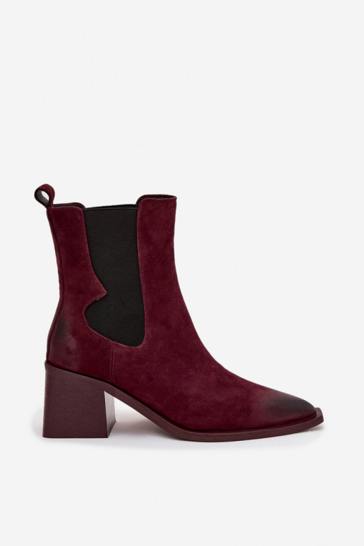 Haut aus INildleder Stiefel mit Heizung im Inneren Artiker 57C0048 Burgund Haut aus INildleder Stiefel mit Heizung im Inneren Artiker 57C0048 Burgund