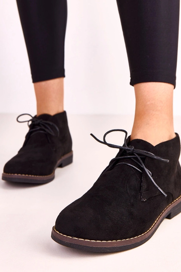 Czarne botki damskie na... 2